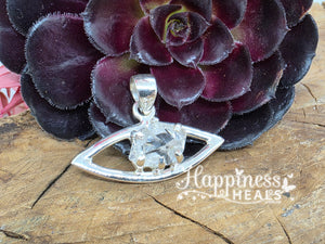 Silver Evil Eye Crystal Pendants ✨👁️