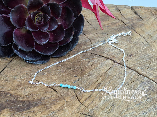Amazonite Anklet – Delicate & Calming 🌿
