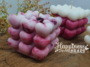 Hearts Candle