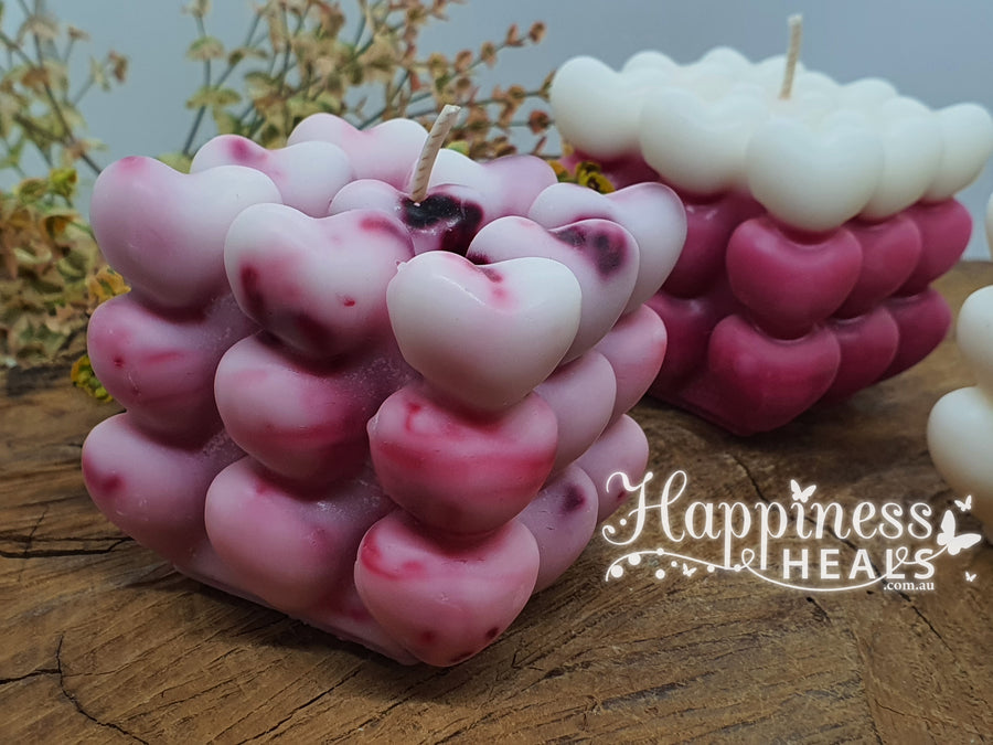 Hearts Candle