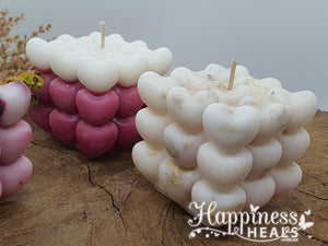 Hearts Candle