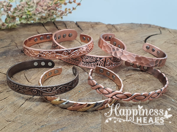 Timeless Copper & Magnetic Bracelet – Classic Style with a Modern Touch
