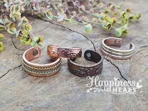 Copper Magnetic Ring – Ancient Healing & Modern Balance 🧿✨