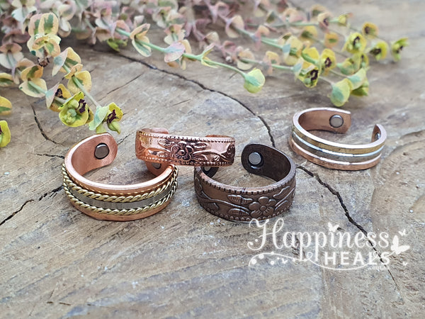 Copper Magnetic Ring – Ancient Healing & Modern Balance 🧿✨