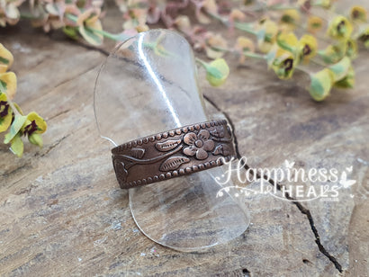 Copper Magnetic Rings - Blackened
