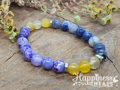 Assorted Bracelets - 1 - Agate - Sodalite - Sea Sediment