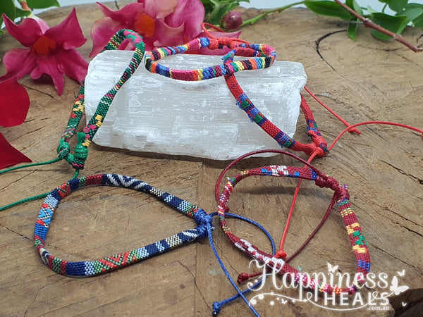 Handwoven Boho Friendship Bracelets – Vibrant, Adjustable & Unique