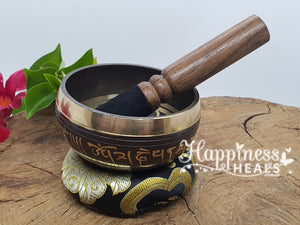 Brown Singing Bowl – Note G – Deep Harmony & Spiritual Balance 🕉️✨