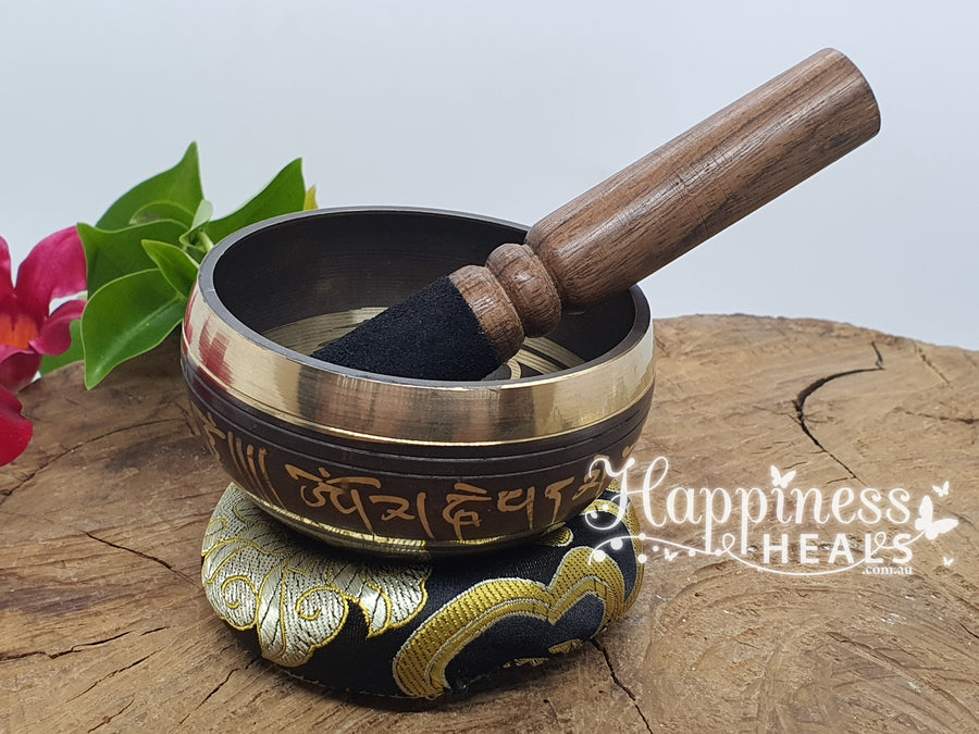 Brown Singing Bowl – Note G – Deep Harmony & Spiritual Balance 🕉️✨