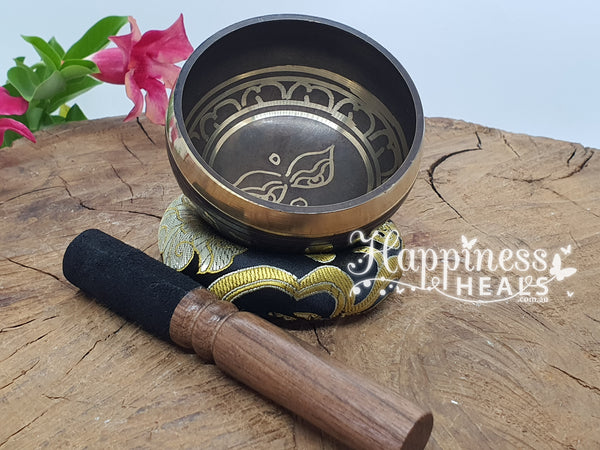Brown Singing Bowl – Note G – Deep Harmony & Spiritual Balance 🕉️✨
