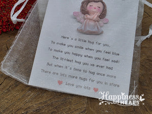 A Little Hug – Pocket Bunny with Heartfelt Card 🐰💖 - Angel