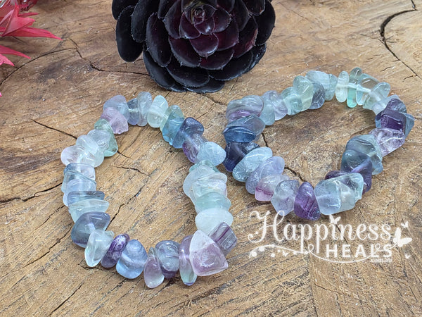 Pulsera Fluorita - Bola 8mm