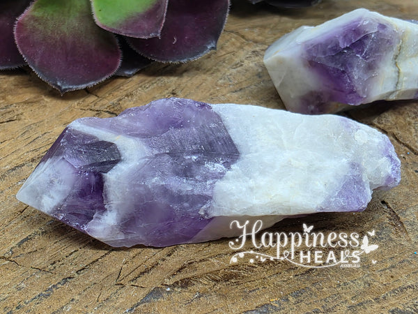 Chevron Amethyst (Raw) – Intuition, Inner Strength & Spiritual Alignment 💜⛰️