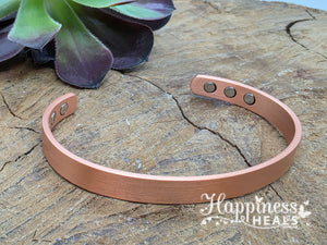 Timeless Copper & Magnetic Bracelet – Classic Style with a Modern Touch