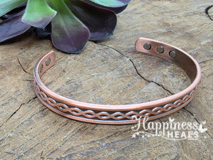 Timeless Copper & Magnetic Bracelet – Classic Style with a Modern Touch