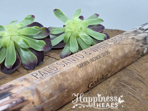 Palo Santo & White Sage Incense – 40cm Sticks (7 per pack) 🔥🌿