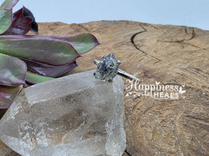 Sterling Silver Herkimer Diamond Ring - Size 9