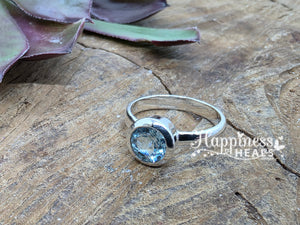 Blue Topaz Ring - 9
