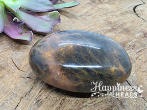 Black Moonstone Egg – Lunar Wisdom & Emotional Protection