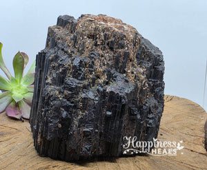 Black Tourmaline with Mica – Shielding Strength & Reflective Light 🖤✨