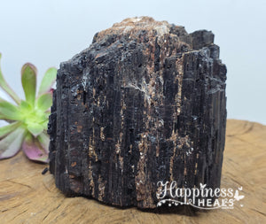 Black Tourmaline with Mica – Shielding Strength & Reflective Light 🖤✨