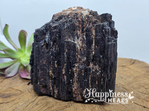 Black Tourmaline with Mica – Shielding Strength & Reflective Light 🖤✨