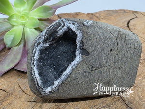 Collector’s Black Chalcedony Geode