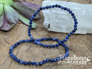 Faceted Sodalite Bracelet