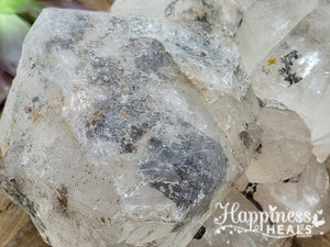 Quartz with Hematite Cluster