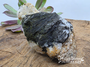 Black Tourmaline in Quartz (Raw)