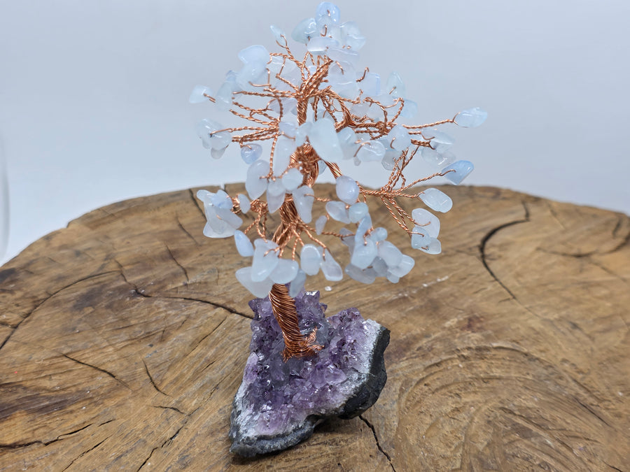 Chip Tree with Amethyst Base