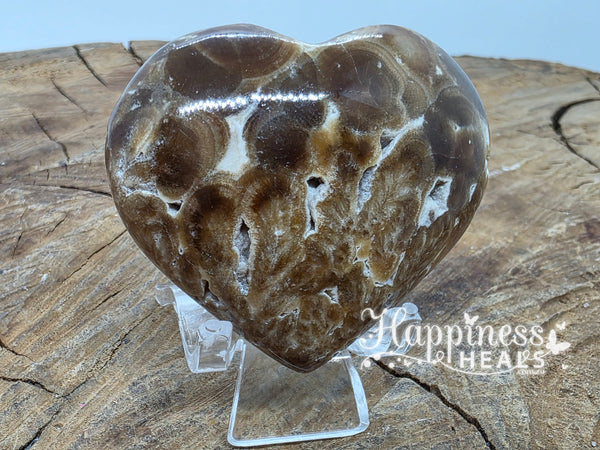 Travertine Heart Small