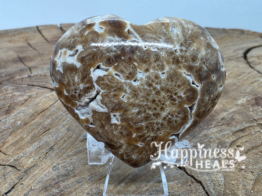 Travertine Heart Small