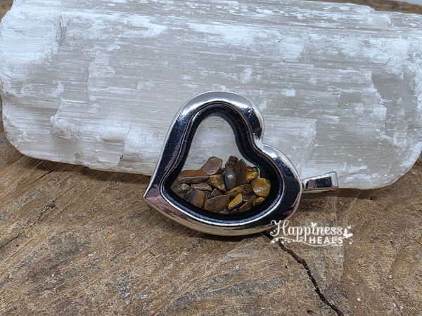 Crystal Heart Window Pendants