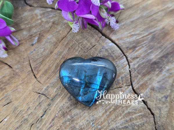 Labradorite Heart