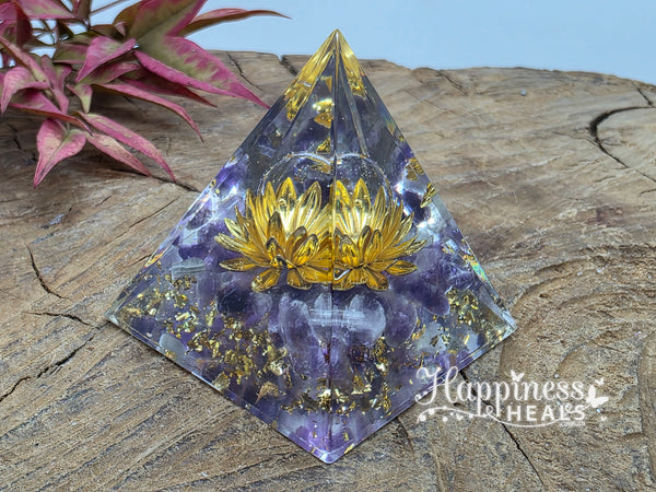 Orgonite Pyramid – Amethyst