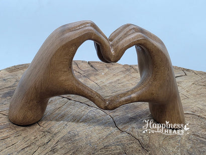 Hand Heart Ornament - Medium
