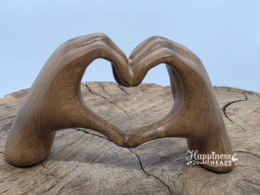 Hand Heart Ornament - Medium