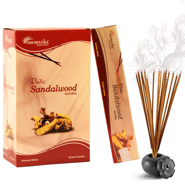 Sandalwood Incense Stick - Aromatika Vedic - 15g