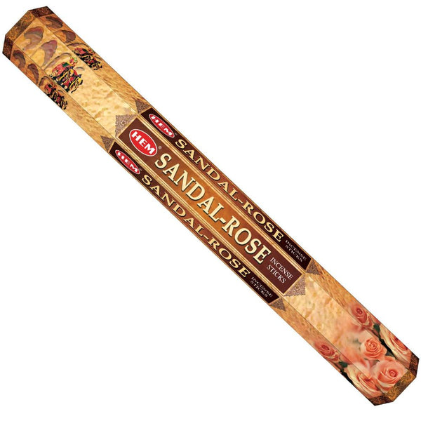 Sandal Rose Incense - 20 Sticks - HEM