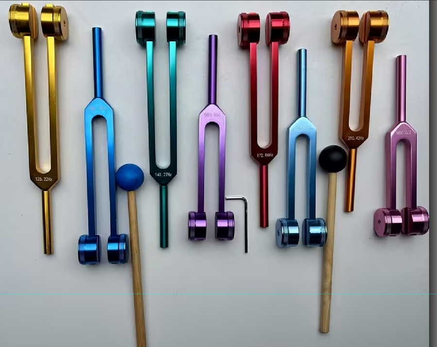 Tuning Forks for Sound Healing & Chakra Balancing