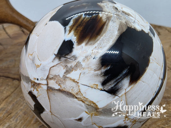 Peanut Wood Sphere