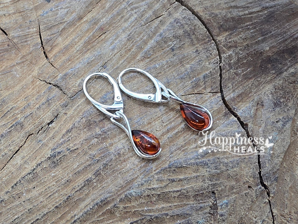 Amber Earrings