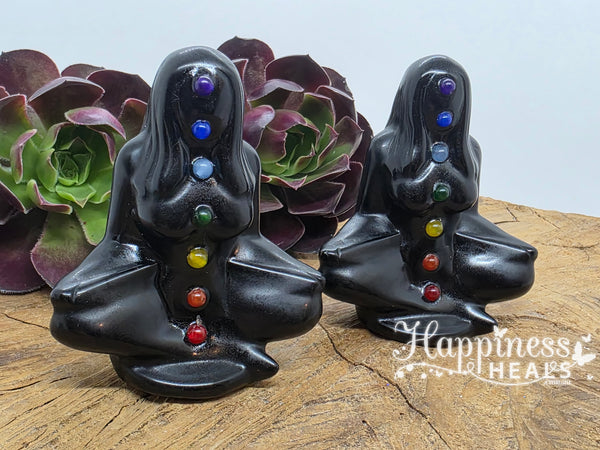 Black Obsidian - Chakra Yoga Lady ⚫️