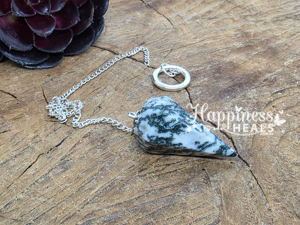 Tree Agate - Pendulum 🌿