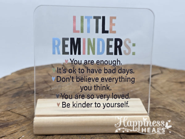 Little Reminders Positive Plaque