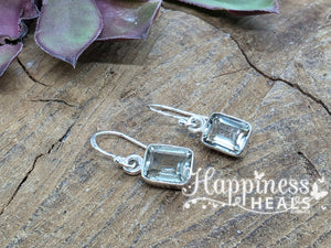 Green Amethyst Earrings