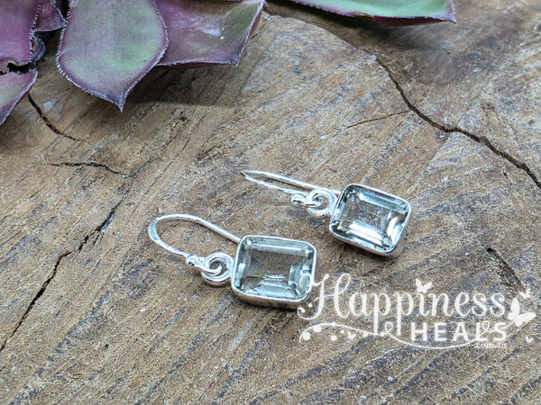Green Amethyst Earrings
