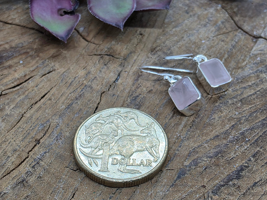 Rose Quartz Earrings