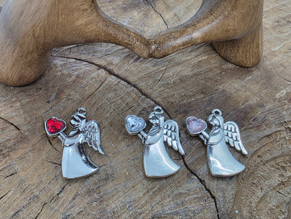 Angel Pendant with Heart